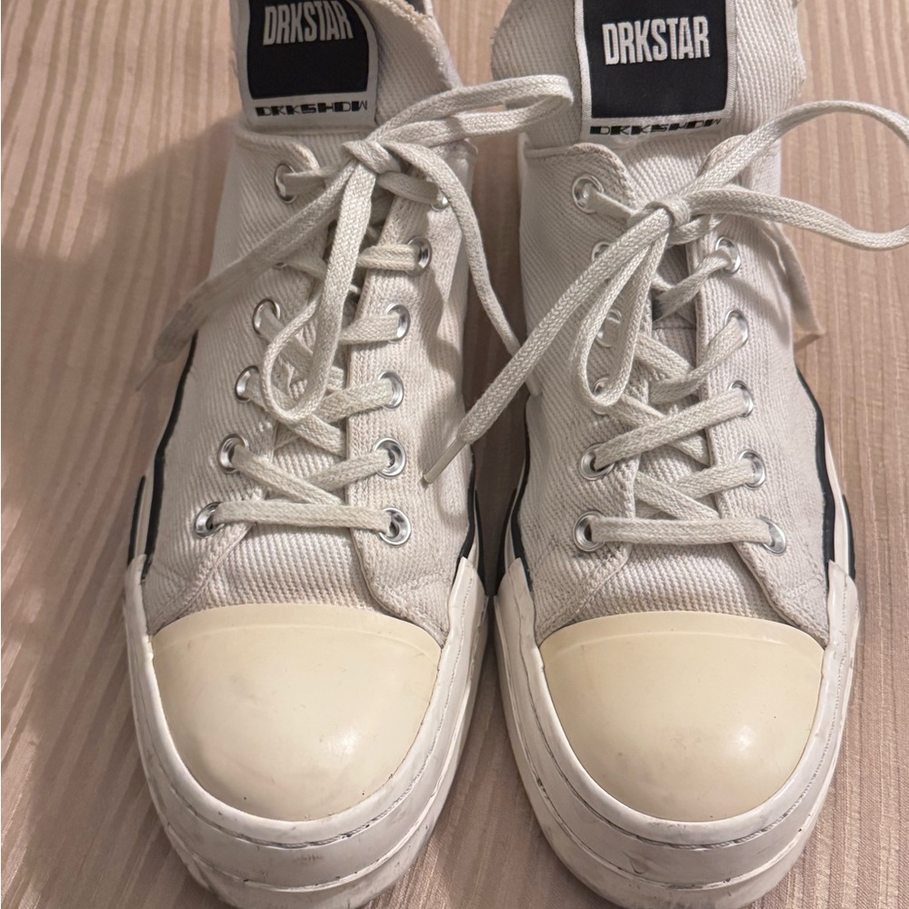 Converse White High-Top Sneakers